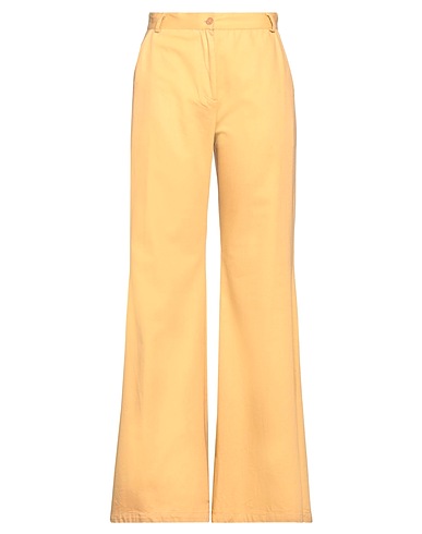 MES DEMOISELLES Casual pants Mustard 100% Cotton