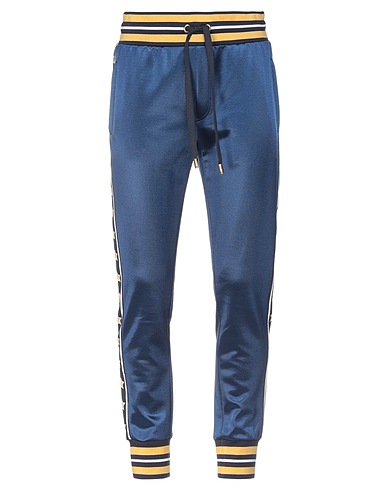DOLCE&GABBANA Casual trouser Blue 60% Polyamide, 40% Cotton, Silk, Elastane