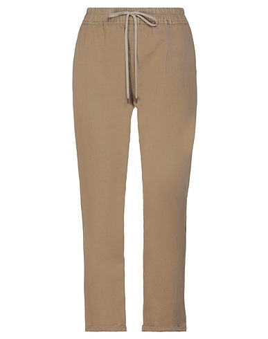 GENTRYPORTOFINO Casual pants Khaki 77% Cotton, 23% Linen
