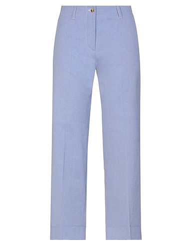 ALBERTO BIANI Casual trouser Azure 100% Cotton