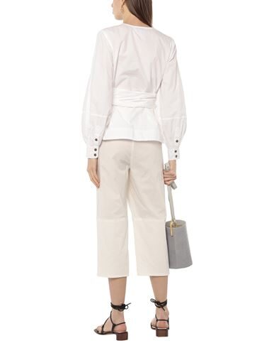 Manila Grace Cropped Pants In White