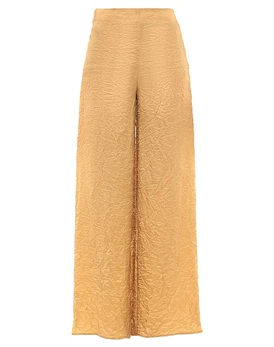ERIKA CAVALLINI Casual pants Camel 100% Cupro