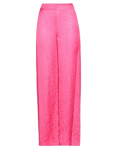 ERIKA CAVALLINI Casual trouser Fuchsia 100% Cupro