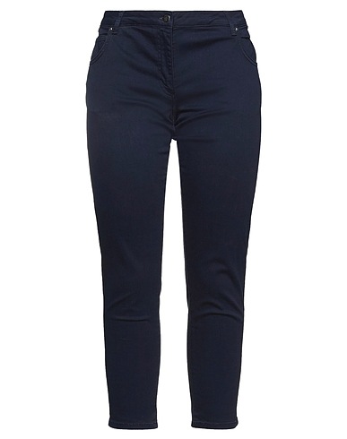 CORTE dei GONZAGA Casual trouser Midnight blue 92% Cotton, 6% Polystyrene, 2% Elastane