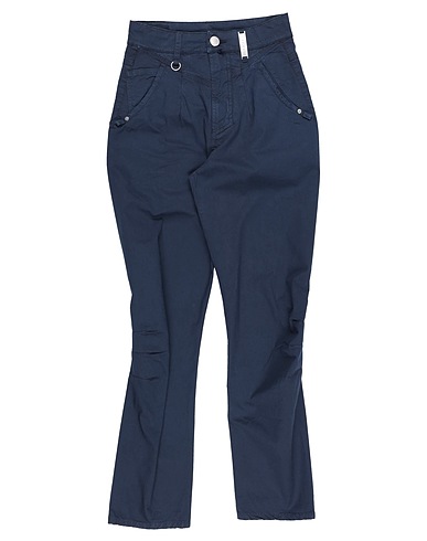HIGH Casual trouser Midnight blue 98% Cotton, 2% Elastane