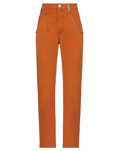 HIGH Casual trouser Brown 98% Cotton, 2% Elastane