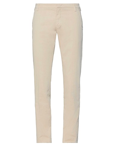 ENTRE AMIS Casual pants Beige 98% Cotton, 2% Elastane
