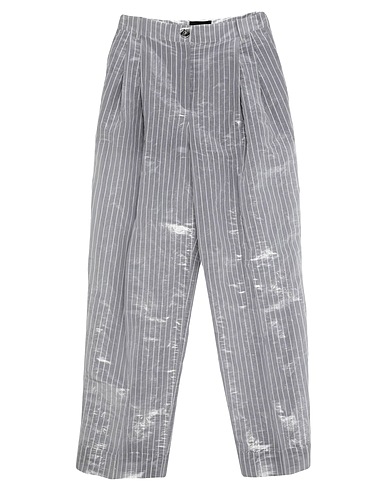 EMPORIO ARMANI Casual trouser Light grey 56% Polyester, 44% Silk