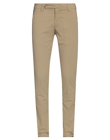 ENTRE AMIS Casual pants Khaki 97% Cotton, 3% Elastane