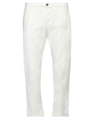 (+) PEOPLE Casual pants White 98% Cotton, 2% Elastane