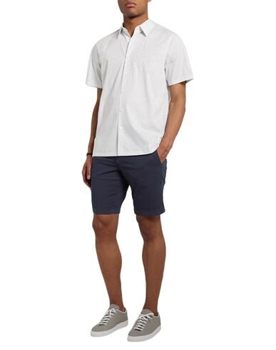 Theory Man Shorts & Bermuda Shorts Midnight Blue Size 33 Cotton, Elastane In Blue