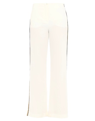 BLUE LES COPAINS Casual pants White 97% Viscose, 3% Elastane