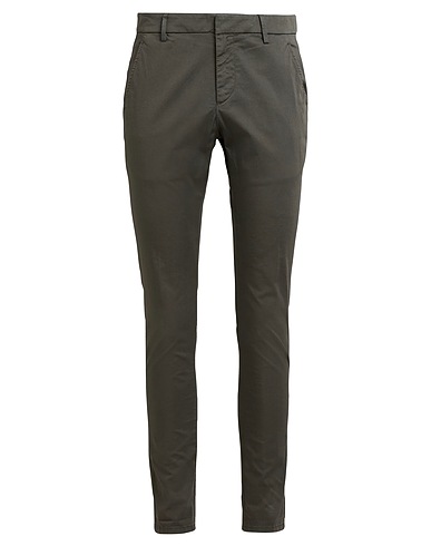 DONDUP Casual trouser Taupe 97% Cotton, 3% Elastane