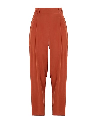 8 by YOOX Pantalone Mattone 75% Rayon, 25% Poliestere