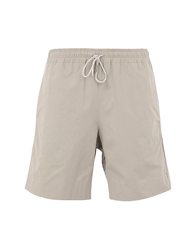 8 by YOOX Shorts & Bermuda Light grey 100% Cotton