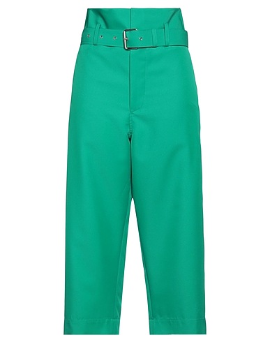 PLAN C Casual trouser Green 100% Polyester