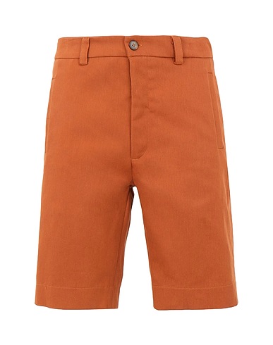 8 by YOOX Shorts & Bermuda Brown 73% Cotton, 24% Polyester, 3% Elastane