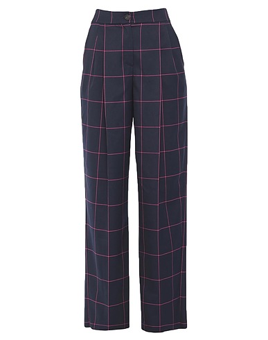 EMPORIO ARMANI Casual trouser Midnight blue 69% Polyester, 30% Viscose, 1% Elastane