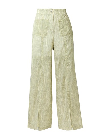 ANDERSSON BELL Casual pants Light green 60% Cotton, 30% Polyester, 10% Rayon