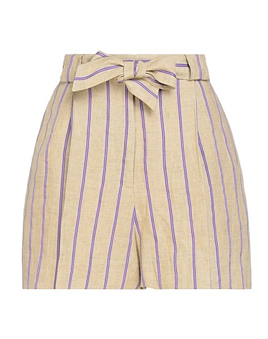 SANDRO Shorts & Bermuda Sand 94% Linen, 6% Polyester