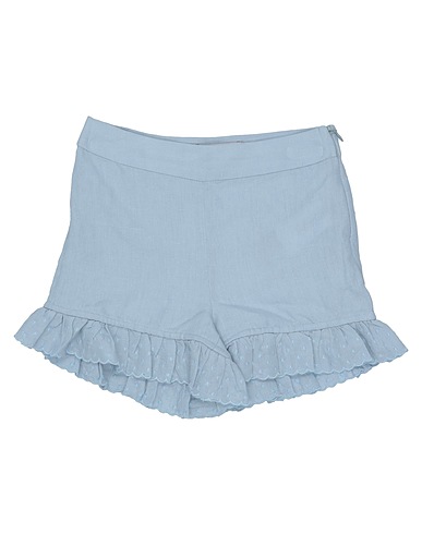 STELLA McCARTNEY KIDS Shorts & Bermuda Sky blue 55% Linen, 45% Cotton, Polyester