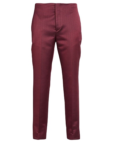 MISSONI Casual trouser Burgundy 74% Virgin Wool, 26% Silk