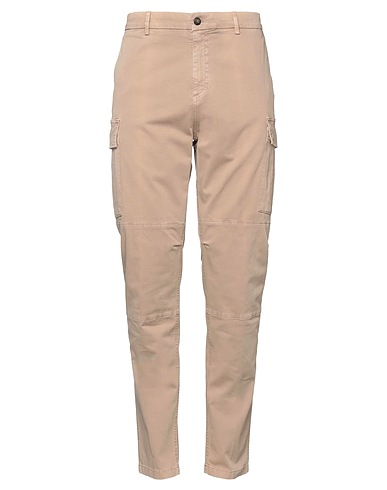 ELEVENTY Casual trouser Khaki 98% Cotton, 2% Elastane