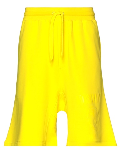 MOSCHINO Shorts & Bermuda Yellow 100% Cotton