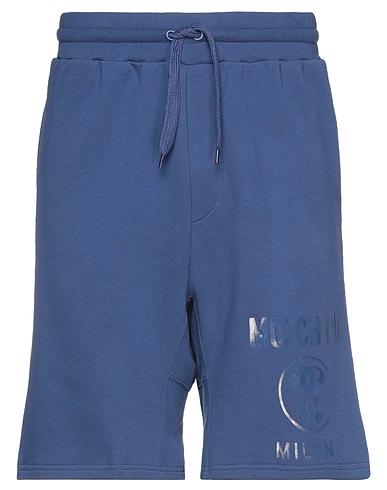 MOSCHINO Shorts & Bermuda Blue 100% Cotton