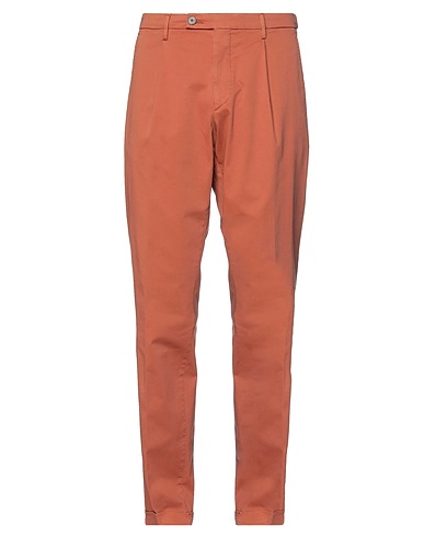 MICHAEL COAL Casual trouser Rust 98% Cotton, 2% Elastane