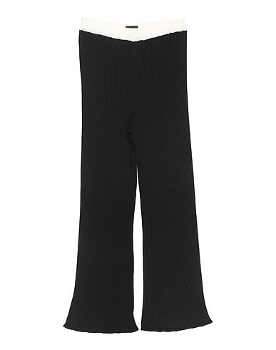 AKEP Casual trouser Black 98% Viscose, 2% Elastane