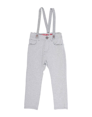 MANUEL RITZ Casual trouser Light grey 65% Viscose, 30% Polyamide, 5% Elastic fibres