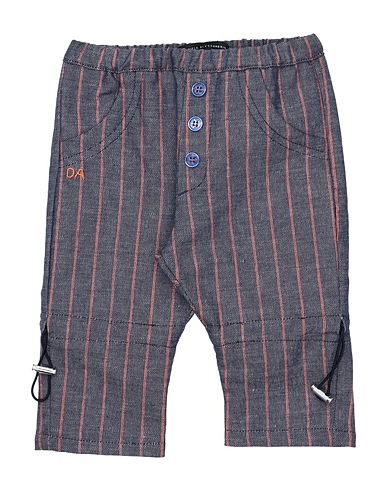 DANIELE ALESSANDRINI Casual trouser Midnight blue 47% Cotton, 29% Linen, 24% Polyester