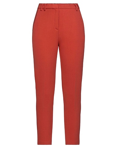 BALLANTYNE Casual trouser Rust 52% Polyester, 43% Virgin Wool, 5% Elastane