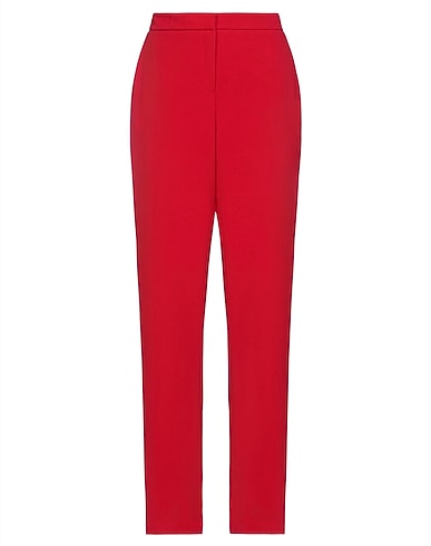 LAB ANNA RACHELE Casual pants Red 63% Polyester, 32% Viscose, 5% Elastane