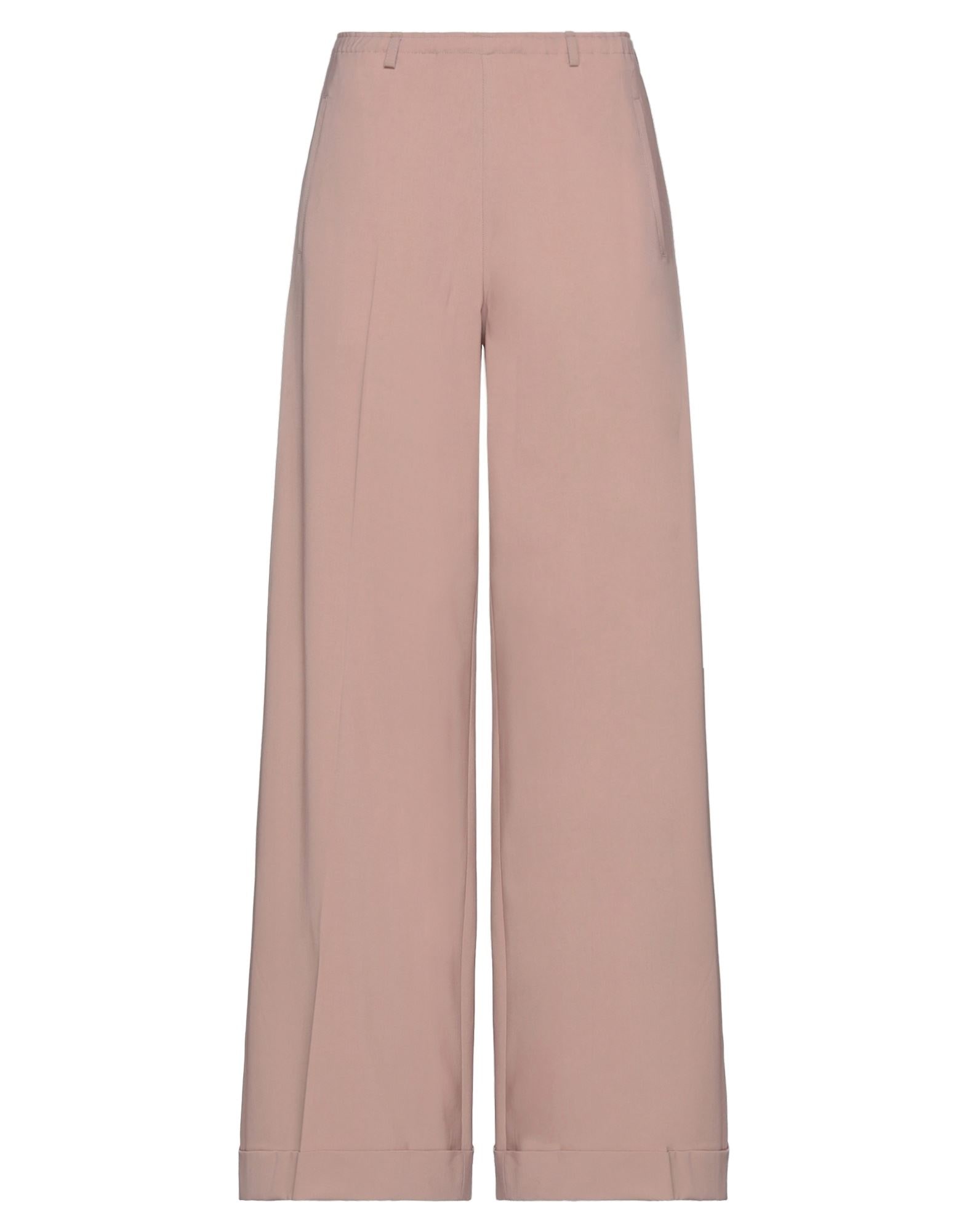 パンツ FABIANA FILIPPI Woman Pants Camel PADP04F364H7130000 1248 Stretch viscose and linen trousers, taupe for Women