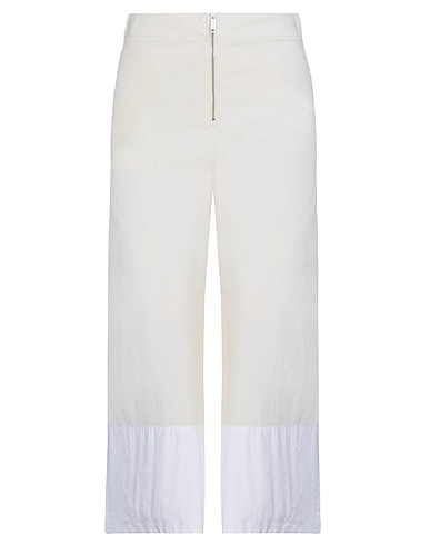 19.70 NINETEEN SEVENTY Casual trouser Ivory 100% Cotton