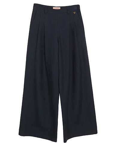 TWINSET Casual pants Midnight blue 55% Linen, 45% Cotton