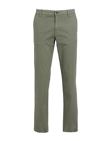 JACK & JONES Casual trouser Military green 97% Cotton, 3% Elastane
