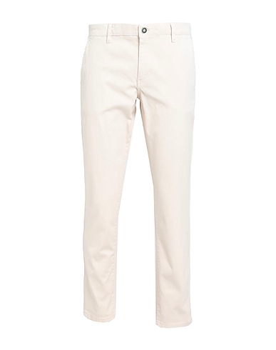 JACK & JONES Casual trouser Cream 97% Cotton, 3% Elastane