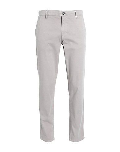 JACK & JONES Casual trouser Light grey 97% Cotton, 3% Elastane