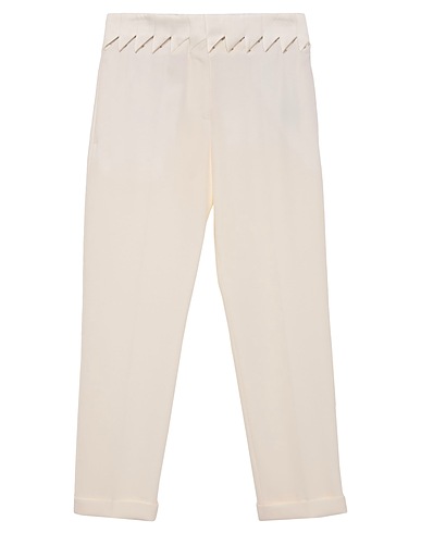 HAIDER ACKERMANN Casual pants White 100% Virgin Wool, Cotton