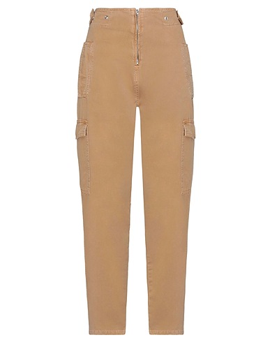 MY TWIN TWINSET Casual trouser Camel 100% Cotton
