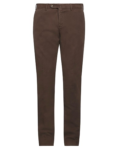 PT Torino Casual pants Brown 97% Cotton, 3% Elastane