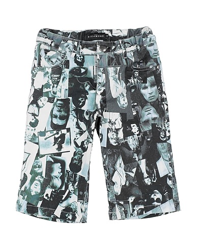 JOHN RICHMOND Shorts & Bermuda Charcoal 97% Cotton, 3% Elastane