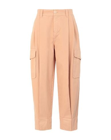 See By Chloé Pleated Cotton Wide-leg Pants In Beige