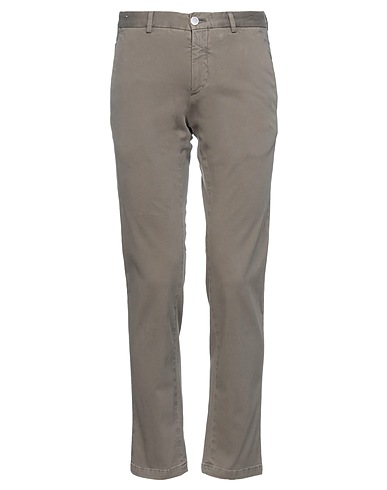 PT Torino Casual trouser Grey 98% Cotton, 2% Elastane