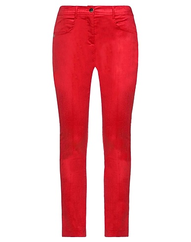 MANILA GRACE Pantalone Rosso 58% Cotone, 40% Viscosa, 2% Elastan