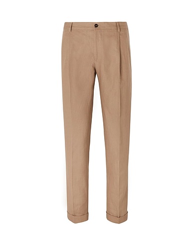 DOLCE&GABBANA Hosen Maulwurfsgrau 100% Leinen