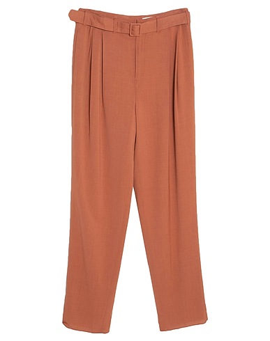 LEMAIRE Casual pants Brown 84% Viscose, 16% Virgin Wool